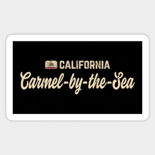 Carmel By The Sea California Retro Magnet